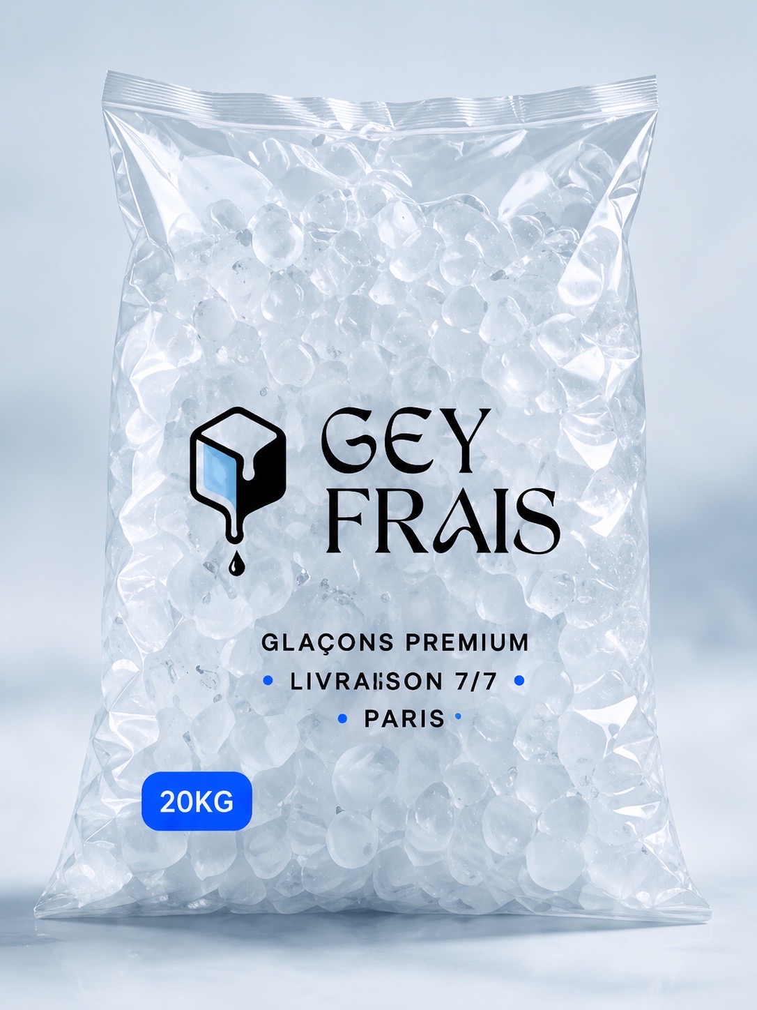Sac de glaçons Geyfrais 20 kg